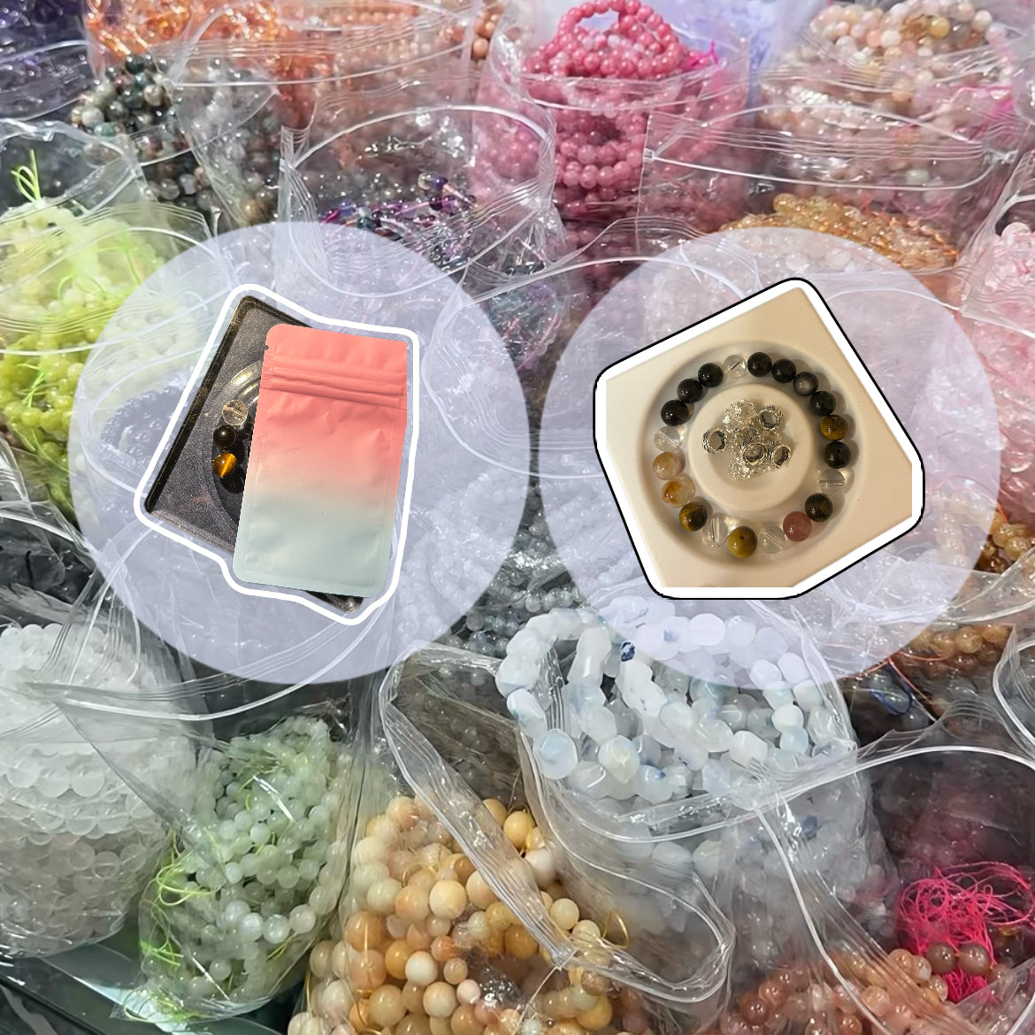 Crystal beads DIY Lucky Bags